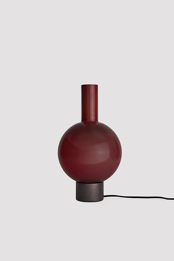 GLASS PURITAN TABLE LAMP