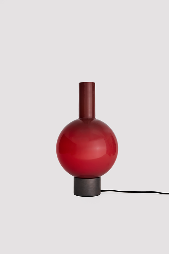 GLASS PURITAN TABLE LAMP